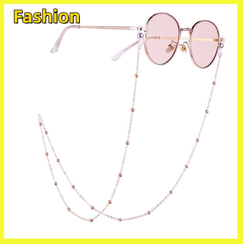 🔥🔥🔥Loreta Dây đeo mắt kính màu vàng cho nữ mới Dây đeo mắt kính đọc sách đính cườm