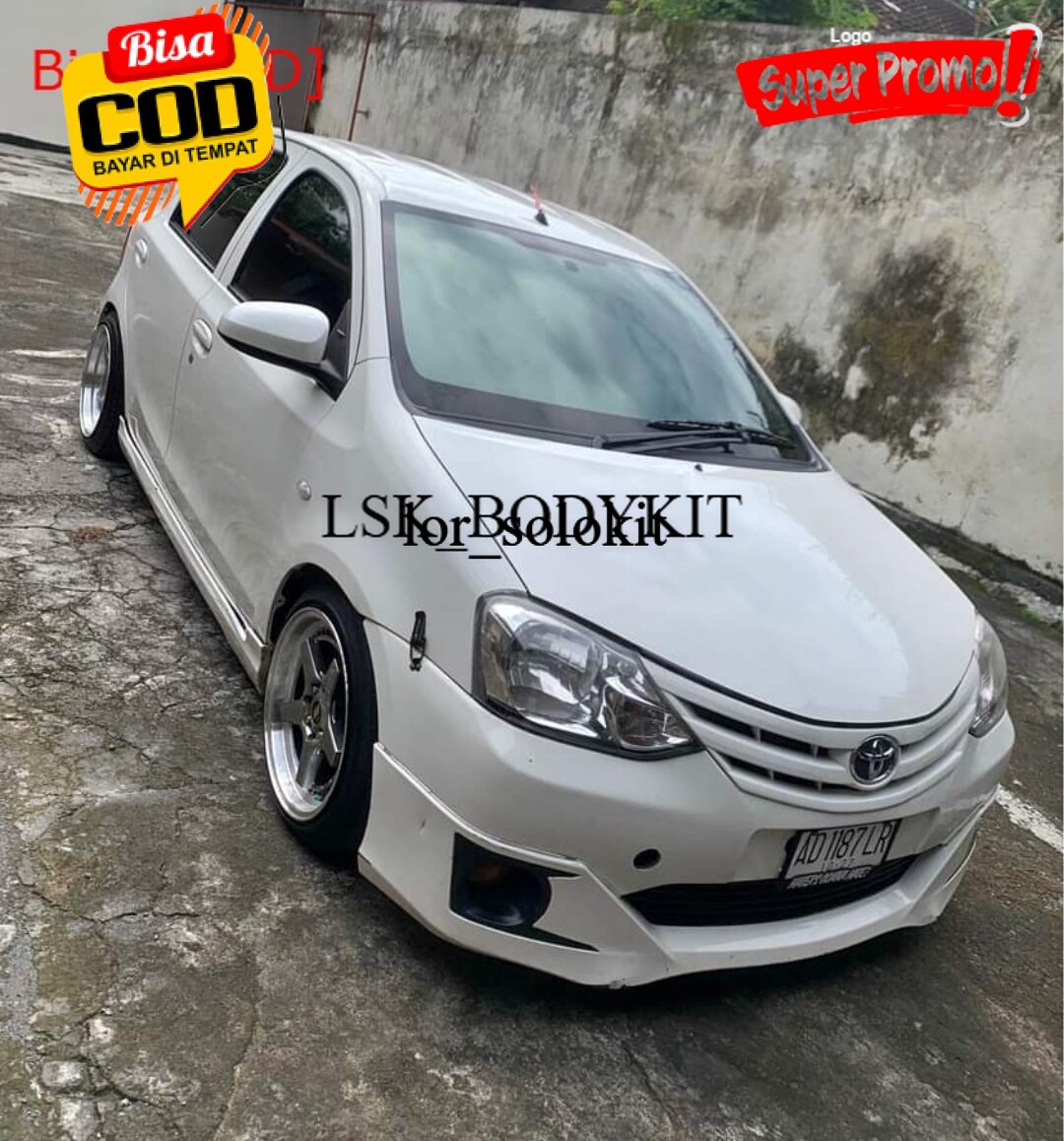 Bodykit Etios Falco Trd Bodikit Body Kit Grade-A Lentur-Tebal-Kuat Harga 632,500 rupiah*Gratis Ongkir