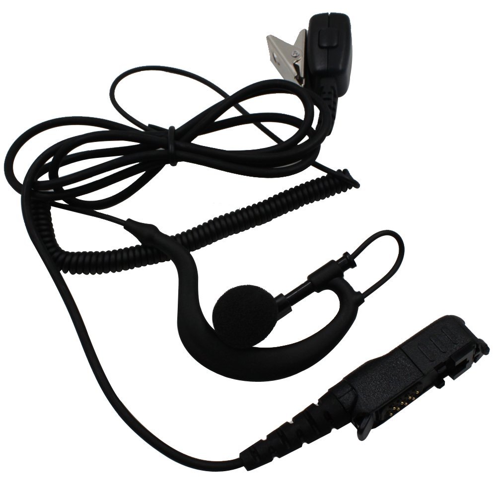 Tangrenshop g hình dạng tai nghe Tai nghe mic PTT cho Motorola xpr3500 xpr3000 xpr3300 xpr3300e xpr3500e Bộ đàm 2 cách phát thanh