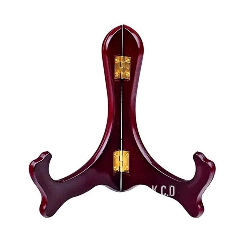 Wood Plate Holder Home Decora Photo Frame Display Stand Display Easel Foldable Phone Bracket Wedding Decora Stand