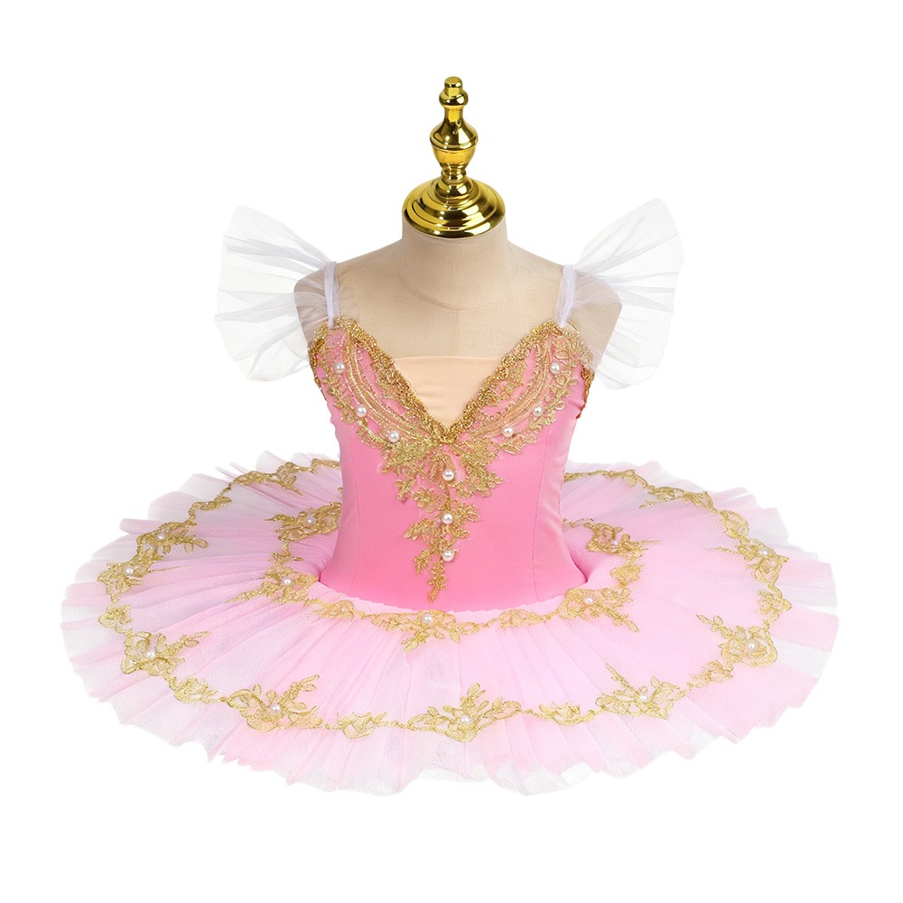 SU1999930 Ngọc trai Váy ballet cho trẻ em Đầm sequin Hiện đại Váy tutu ballet Thời trang Phồng Trang phục khiêu vũ Bé gái - 3