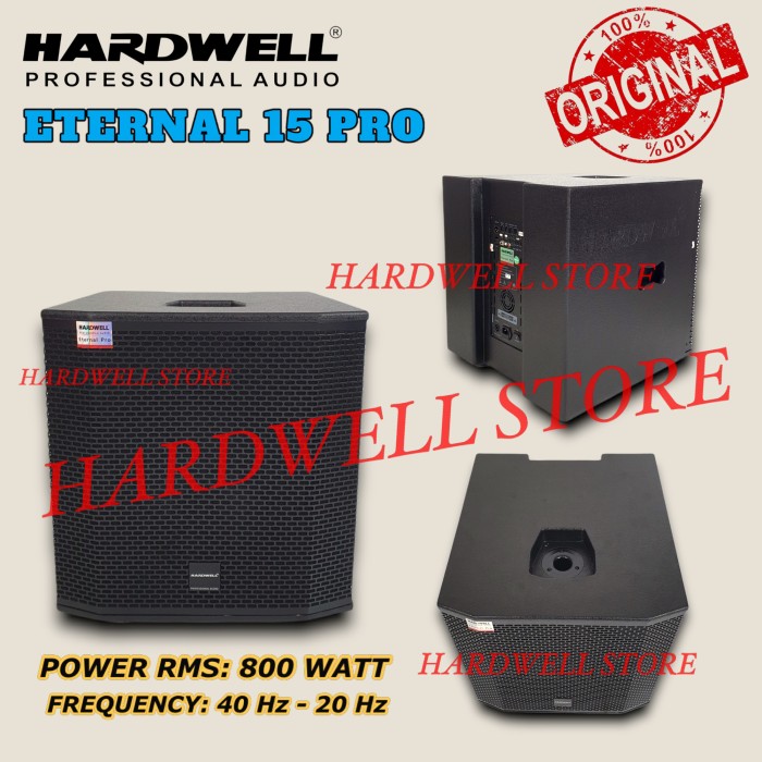 SUBWOOFER AKTIF / SUBWOOFER ACTIVE HARDWELL 15 INCH ETERNAL 15 PRO - DerilStore5 Harga 11,920,000 rupiah*Gratis Ongkir