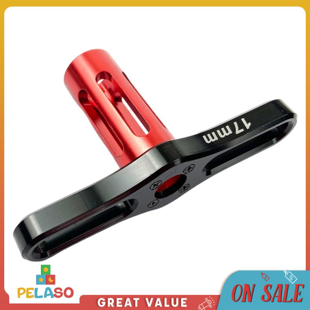 Pelaso Hợp kim nhôm 17mm RC hình lục giác Bánh Xe Công cụ sửa chữa cờ-lê cho 1/8 Xe hơi điều khiển từ xa Accs