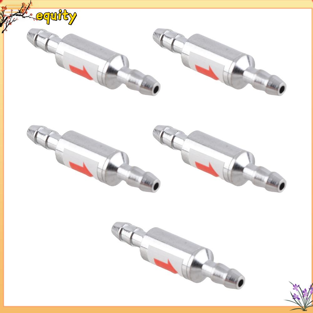 EQUITY 5PCS Set Thép không gỉ Van kiểm tra Dễ dàng cài đặt 1 cách Van kiểm tra bể cá Phụ kiện Bằng chứng bền bỉ Van một chiều Bể cá