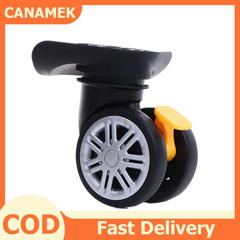 CANAMEK 4 cái A19 im lặng đôi hàng lớn bánh xe vali hành lý phổ 360 độ xoay bánh xe xe đẩy bánh xe công cụ
