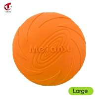 Teabelle Đĩa bay cho chó 18Cm 22Cm Nổi đồ chơi ngăn cắn Không Thấm Nước Mềm Mại Cho chó lớn và trung bình Ngoài Trời Lấy Đào Tạo Bãi Biển đồ chơi trong nhà banh Pet Nhanh Nhẹn Thiết Bị
