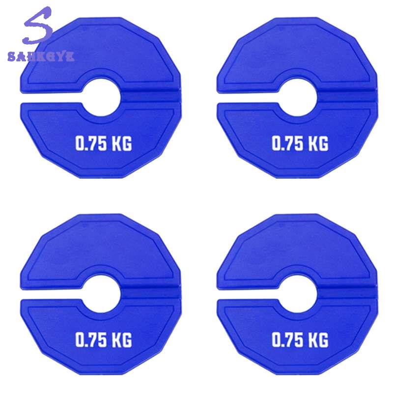 greatbuy666-4X 0.75kg Gym Micro-Type Plates Dumbbell Fractional Weight Plate Rubber Add-on Weights for Strength Training ราคา 2,047 บาท*ส่งฟรี