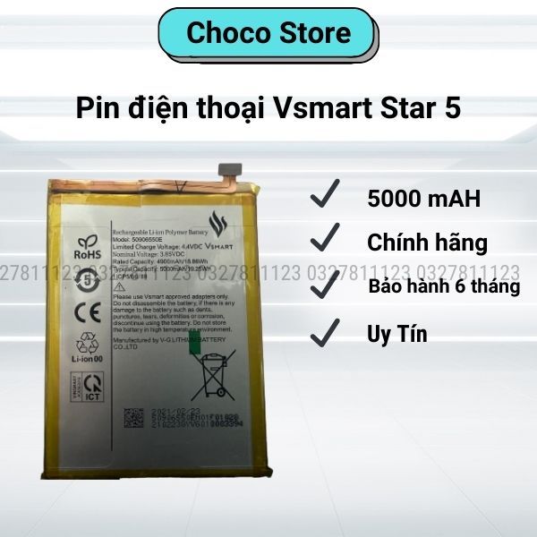 Pin điện thoại Vsmart Star 5