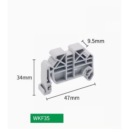 Cầu Đấu Dây PTTB 2.5khối thiết bị đầu cuối PT2.5-QUATTRO PTTB2.5 4 dây dẫn Din Rail Cầu đấu UK UK1.5~35 UKK URTK MBKKB TGT - WKF35 x 2pcs