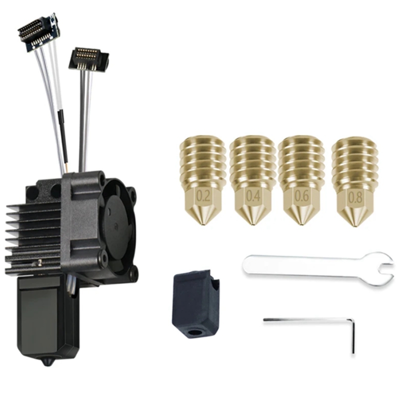 Complete Hotend Assembly Hotend for P1P P1S with Fan Upgrade 2.0 Includes Upgraded Fan 2.0 Nozzle Se