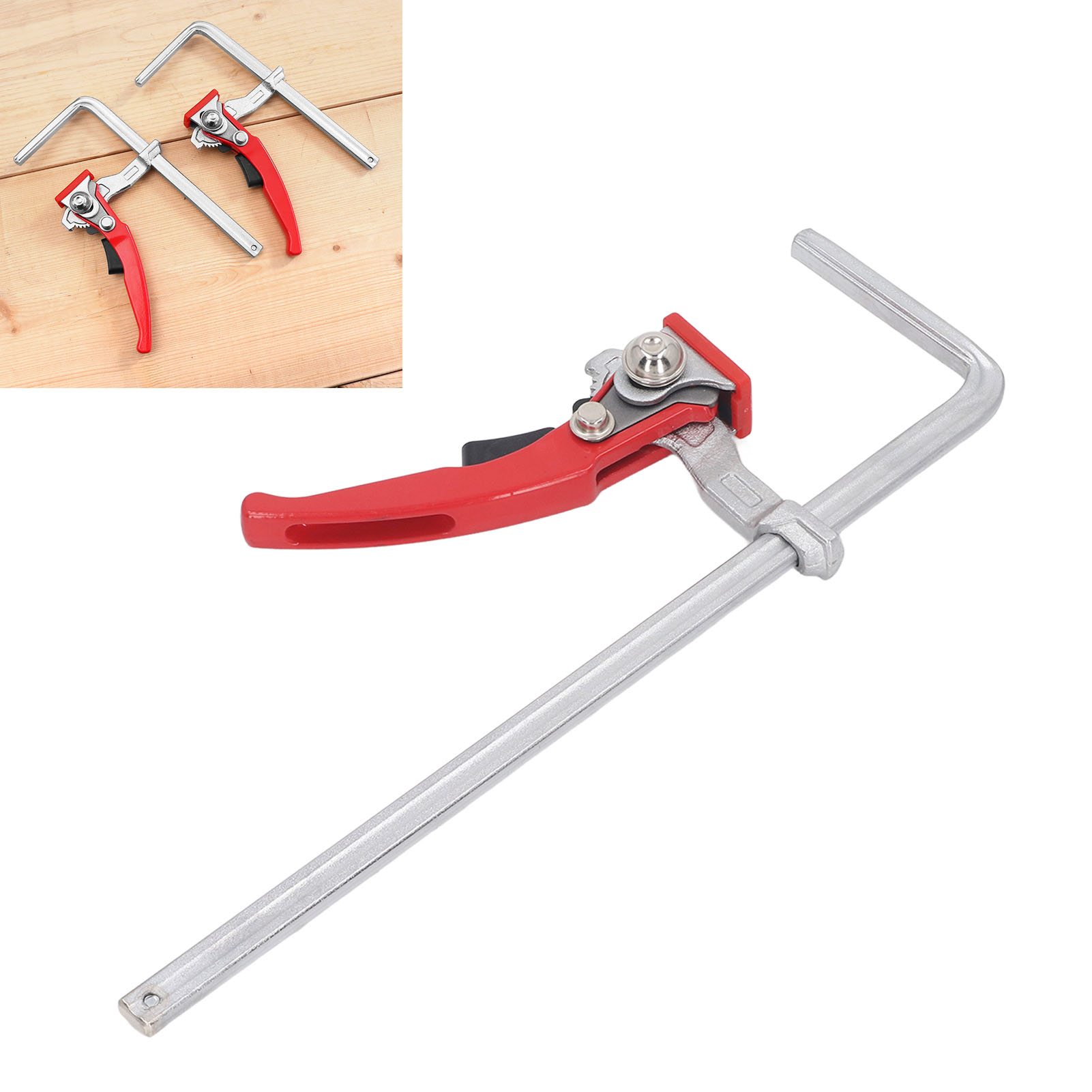 Ratcheting kẹp bàn chống trượt liên hệ với bề mặt hợp kim thép Ratchet theo dõi kẹp cho chế biến gỗ