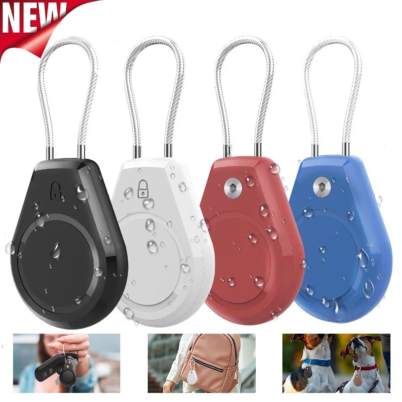 ผู้ถือแท็กอากาศที่เข้ากันได้ Apple Air Tag Case พร้อมสายไฟและสายเคเบิลกันน้ำแท็กอากาศ Keyfob กรณีป้องกันสำหรับกระเป๋าเป้สะพายหลังและคีย์สัตว์เลี้ยง ราคา 103 บาท*ส่งฟรี