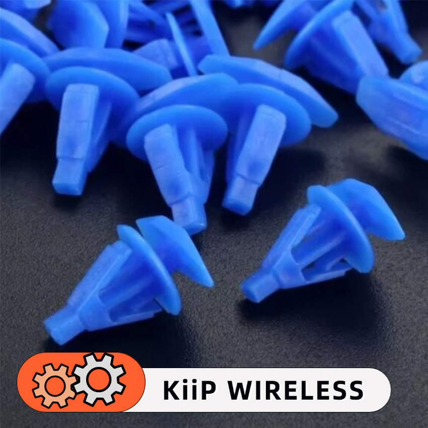 100Pcs Klip Kancing Karet Pintu Mobil Toyota Universal Biru / Kancing Klip Door Trim Harboot Biru Universal Klip Body Kit Mobil Harga 29,000 rupiah*Gratis Ongkir