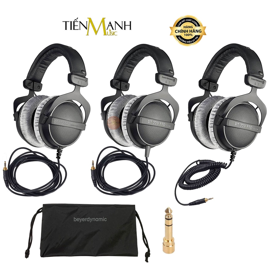   Chính Hãng  Tai Nghe Kiểm Âm Beyerdynamic DT770 Pro 32 80 250 Ohm - DT 770 Beyer Dynamic Close Back Studio Monitor 