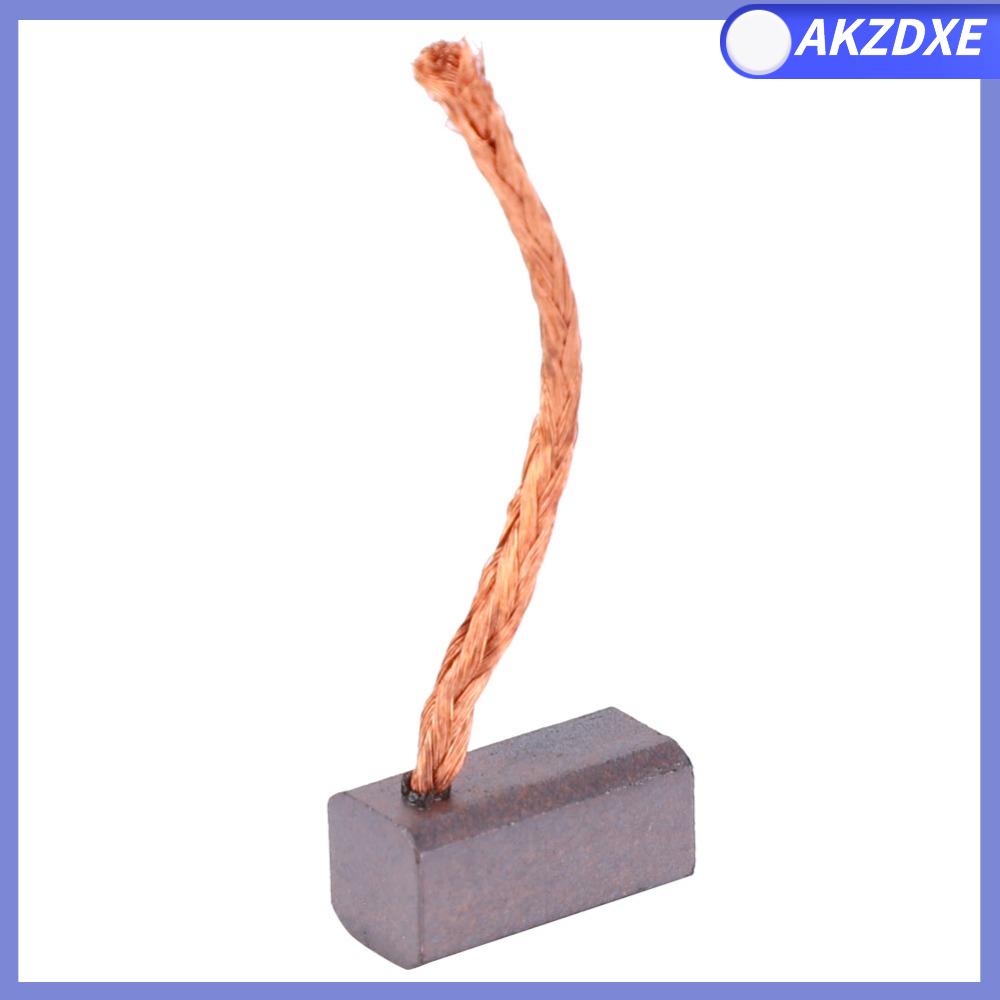 AKZDXE 100 Pcs Than chì Bàn chải carbon Bền bỉ Phụ tùng thay thế Bàn chải động cơ Công nghiệp 6×6×12,5mm Tiếp điểm động cơ carbon Động cơ quạt điện tử ô tô J435A