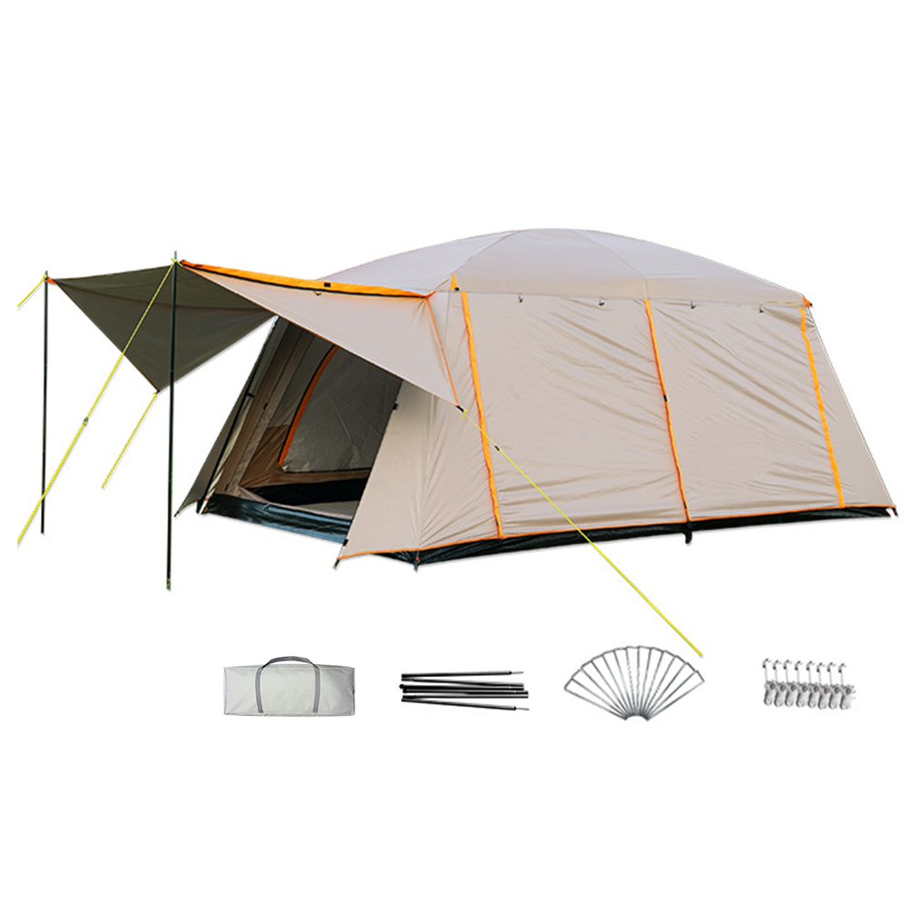 Tienda de campaña portátil impermeable LIXADA de 4 a 6 cabinas con 2 tiendas de campaña de pícnic portátiles para 8 a 12 personas, cabina de 5 a 8 personas, habitaciones Huiop, Buzhi Dieri