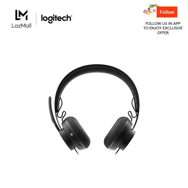 Logitech Zone Wireless Teams Premium Bluetooth Wireless Headset With Active Noise Cancelling & Wireless Charging Singapore