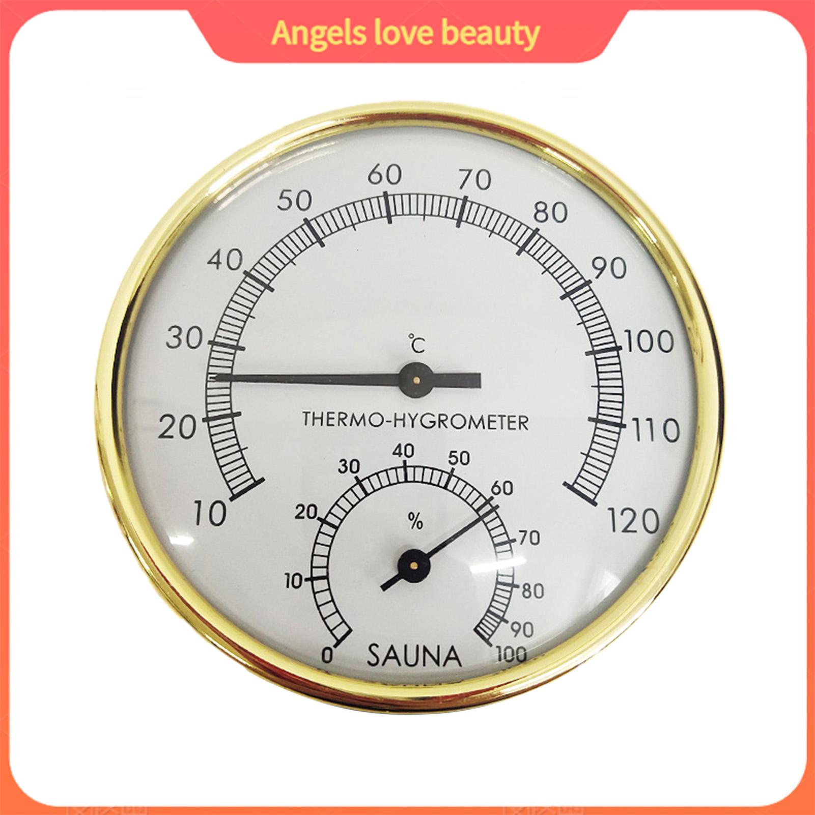Indoor Sauna Thermometer Sauna Hygrometer 1 or 2 Pcs Sauna Thermometer Hygrometer 2-in-1 Indoor Sauna Room Temperature Humidity Monitor Gauge, Accurate Sauna Accessories for Home Spa Use