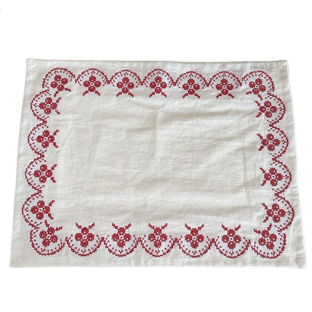 ECOCOKU Hình vuông Tấm lót bữa ăn thêu hoài cổ Cotton nguyên chất 2937cm Khăn ăn để bàn Tấm lót đĩa Thuận tiện Thảm trang trí để bàn Nhà - 4
