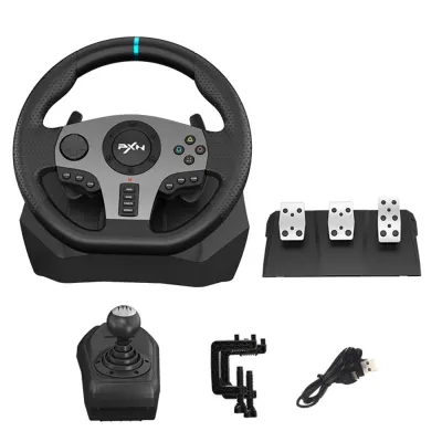 Original And New Gaming Steering Wheel Pedal PXN-V9 Gamepad Racing Manual Transmission Vibration For PC/PS/Xbox-One/Switch 900°Pro