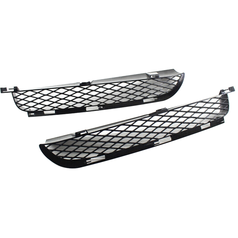 51117116397/51117116398 Left+Right Side 1 Pair Front Lower Bumper Grille Replacement for X5 E53 04-06