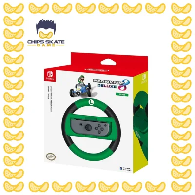 HORI Nintendo Switch Mario Kart 8 Deluxe Racing Wheel (Luigi) - NSW-055U