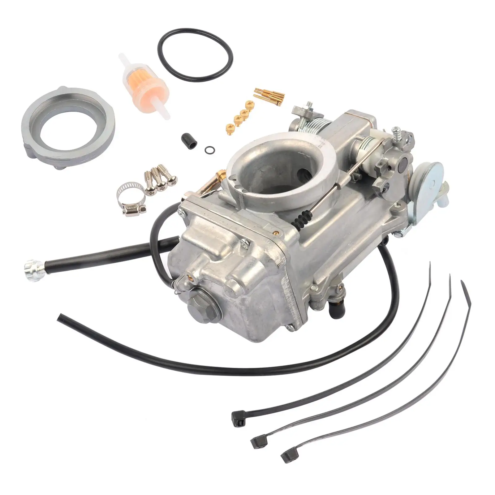 [VGD6]AP02ใหม่สำหรับ Harley-Davidson Big Twin,Twin Cam,Sportster,buell HSR42 HSR 42มม.ประสิทธิภาพ Pumper คาร์บูเรเตอร์ TM42-6 ราคา 5,031 บาท*ส่งฟรี