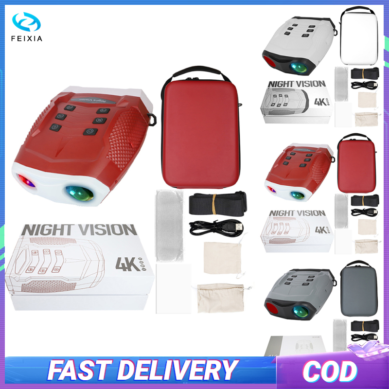 Night Vision Binoculars Goggles With 8X Digital Zoom 3 Inches Screen Night Vision Telescope HD 4K Video 48MP Photos 1968.5FT/600M Night Camera For Camping Fishing Hiking Wildlife Scenery ราคา 6,417 บาท*ส่งฟรี