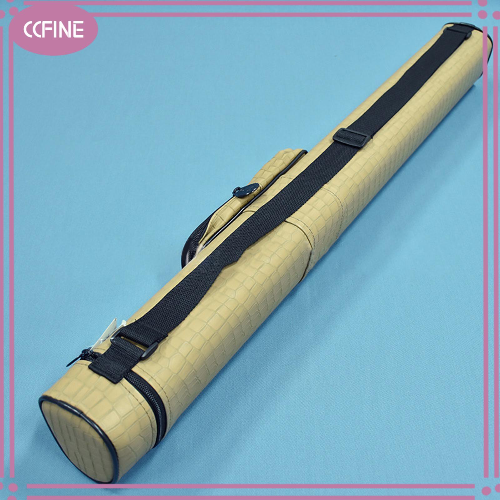 CCFine Pool Cue Bag Carrying Bag Lightweight Travel Adjustable Shoulder Strap Heavy Duty Supplies Snooker Pool Cue Carrying Case