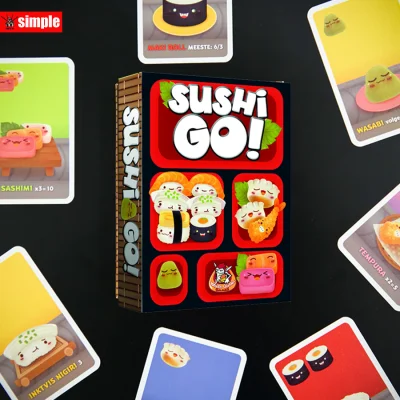 Sushi Go Card Board Game For Ages 6+ 2 - 5 players Family Party Happy Funny Card Game