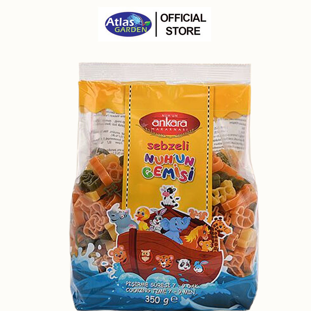 Nui hữ cơ cho bé - nui rau củ dinh dưỡng hình thú ngũ sắc cho bé túi 350g