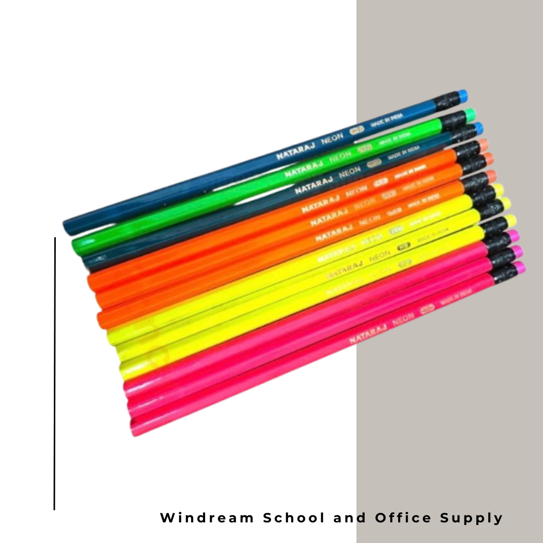 Nataraj Neon Pencil HB 24pcs