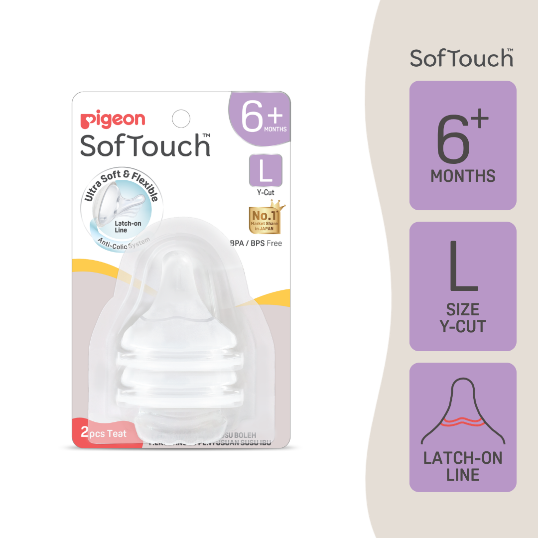 Pigeon Baby SofTouch Wide Neck Teat