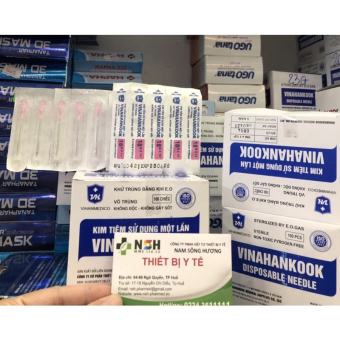 Kim tiêm 18G VINAHANCOOK ĐẦU KIM SẠC LẤY THUỐC 18G Vinahankook ĐẦU BƠM KIM TIÊM ÉP VỈ 18G VINAHANCOOK