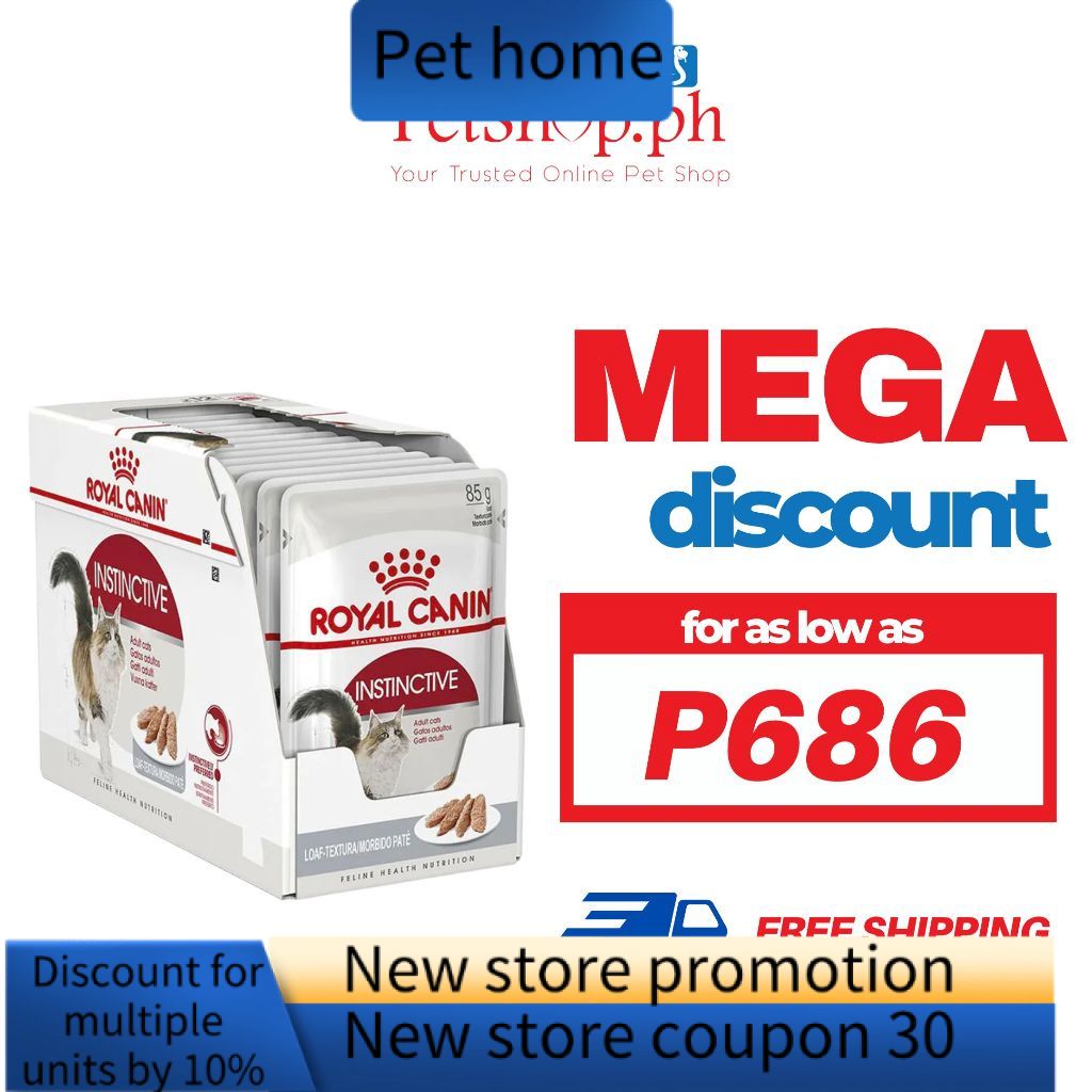 Royal Canin Instinctive SET 12' Adult Gravy Wet Cat Food 85g Pouch Feline Health Nutrition Presyo  1,652 Piso*Libreng Shipping
