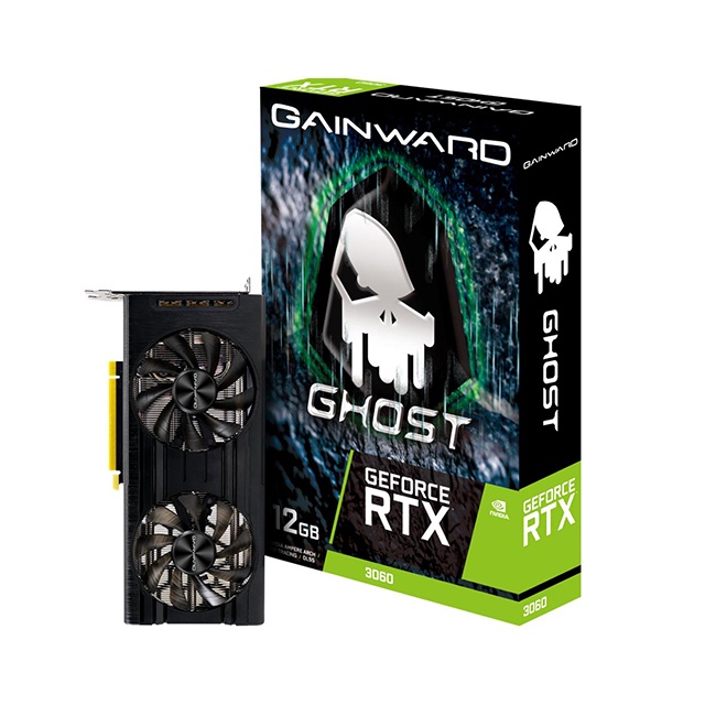 Card màn hình Gainward GeForce RTXTM 3060 Ghost 12GB GDDR6, 192-bit, HDMI