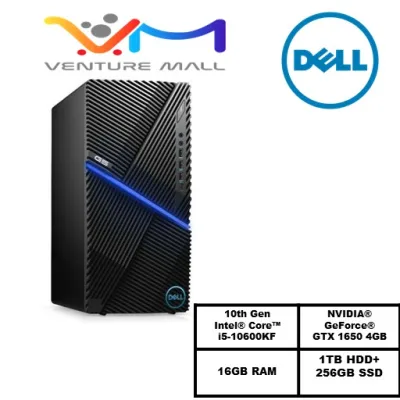 Dell G5 Gaming Desktop-Intel® Core™ i5-10600KF/16GB/1TB HDD+ 256GB SSD/WIN 10 HOME/NVIDIA® GeForce® GTX 1650 4GB