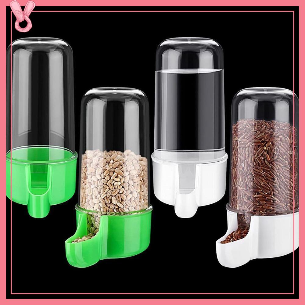 LUCKY HAIRACC ABS Dụng cụ cho chim ăn Xanh dương/hồng/Trắng/Xanh lá cây 200ml Máy rót nước tự động Tự động Bát cho vẹt ăn Thú Cưng