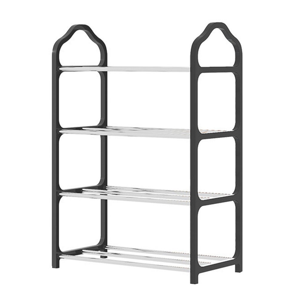 Vỏ bọc chống bụi bảo vệ hozzby trên giá giày 4 lớp để duy trì sự sạch sẽ 【hàng sẵn sàng】