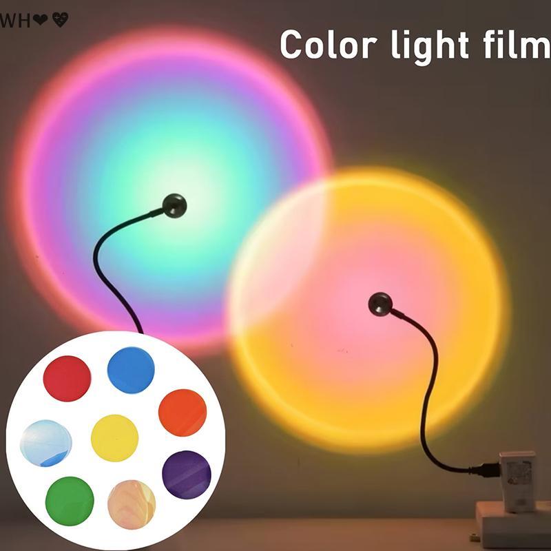 Tx 💓 🧧 🏮 Flexible, Self-Adhesive Color-Changing Light Bulb Film Creates a DIY Warm Light Atmosphere for Decorating Home Lighting. ราคา 23 บาท*ส่งฟรี