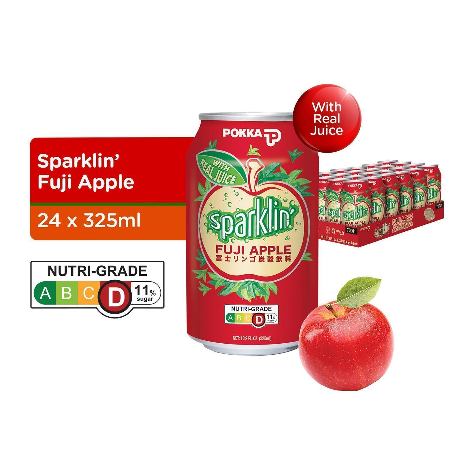 Pokka Sparklin' Fuji Apple (12 X 325ML) | Lazada Singapore