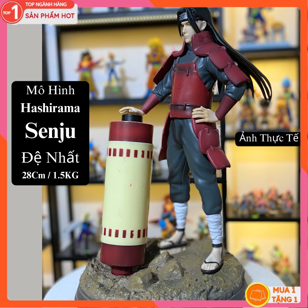 Mô hình hashirama senju đệ nhất 28cm mô hình naruto cao cấp, figure mô hình anmie naruto đồ chơi