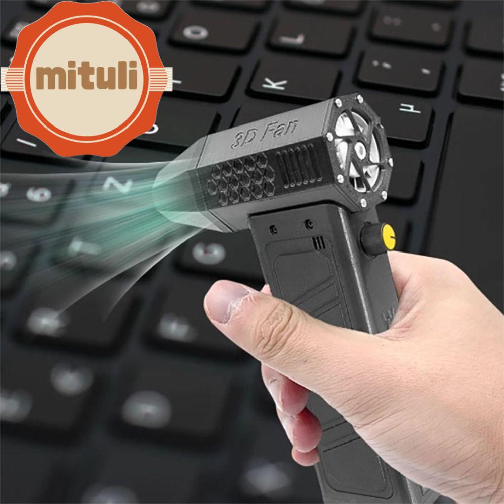 MITULI Màn hình sạc Quạt phản lực Turbo Mini bạo lực Siêu nhẹ Hấp thụ từ tính Máy thổi không dây mạnh mẽ 140000 vòng/phút Turbo Sạc Type-C Quạt ống cao tốc Ngoài trời