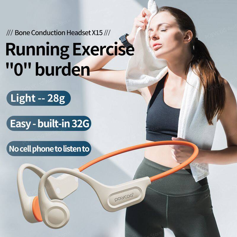 POLVCDG IPX6 Waterproof bluetooth earbuds Bone Conduction Headphones headphone bluetooth original High Quality Bass Wireless Earbuds Sports Headphones