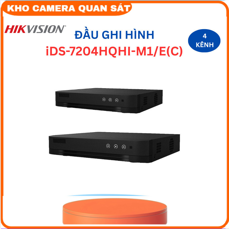 Đầu ghi hình HIKVISON HD-TVI (Turbo DVR) 4MP 16 KÊNH iDS-7216HQHI-M1/E(C),Nhận dạng con người/xe cộ-