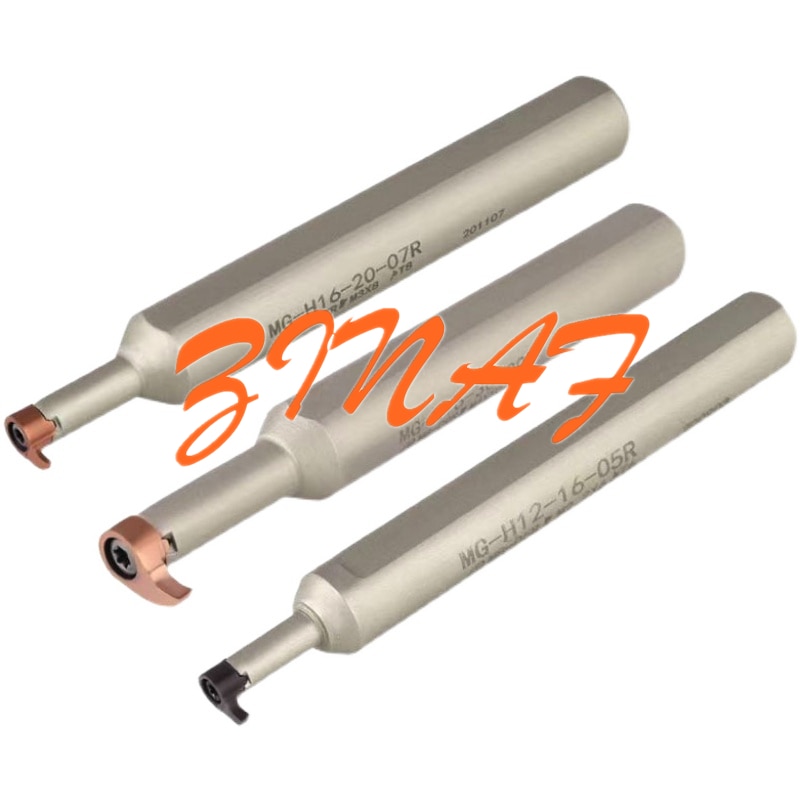 Mg-h12-16-05r inner hole grooving turning tool holder mg-h16-30-09 cnc lathe metal turning tools deep slotting lathe tools arbor