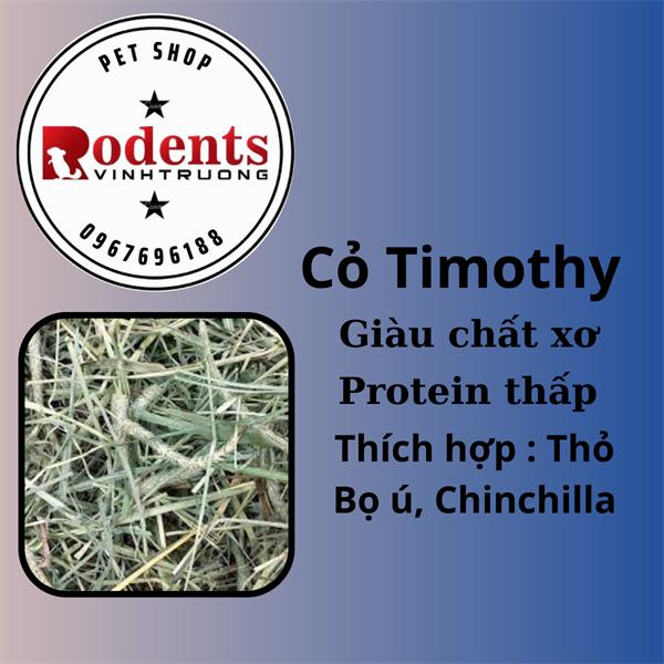 Cỏ khô Timothy Loại 1 nhập Thái dành cho Bọ Ú, Thỏ, Sóc Bắc Mỹ, Chinchilla