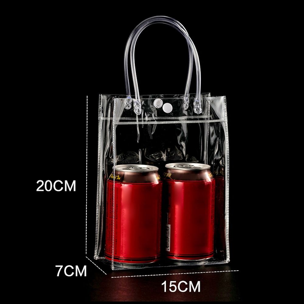 JEE Sức chứa lớn Túi xách PVC Đa năng Trong suốt Quà tặng Túi thạch Bền Nhựa Túi Quà Tặng Quà Tặng - 2