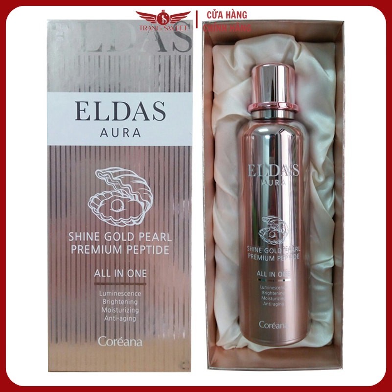 Serum tế bào gốc ELDAS AURA Shine Gold Pearl Premium Peptide- 100ml