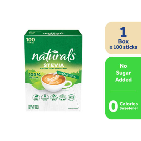 Naturals Stevia - 100% Natural Zero Calorie Sweetener